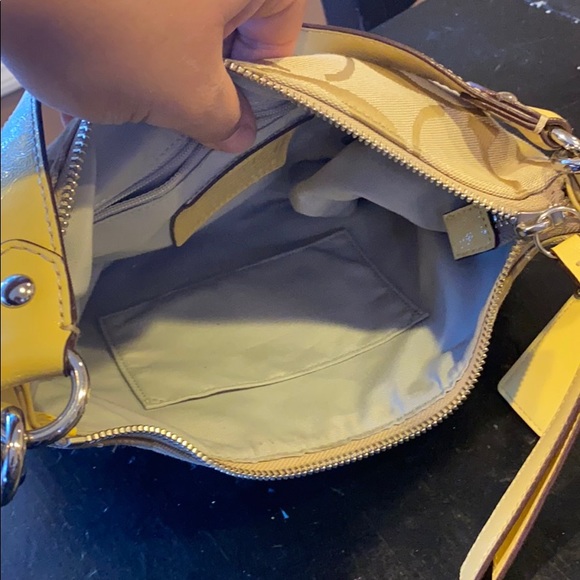 Coach Signature Stripe Demi Shoulder Bag - Picture 3 of 5